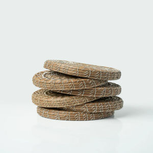 Pine Lily Pads Coasters: Eco-Friendly Dining Elegance